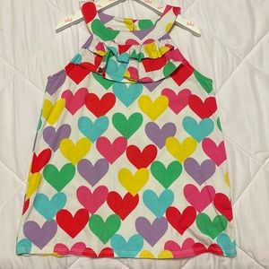 Gymboree girls size 12 heart top